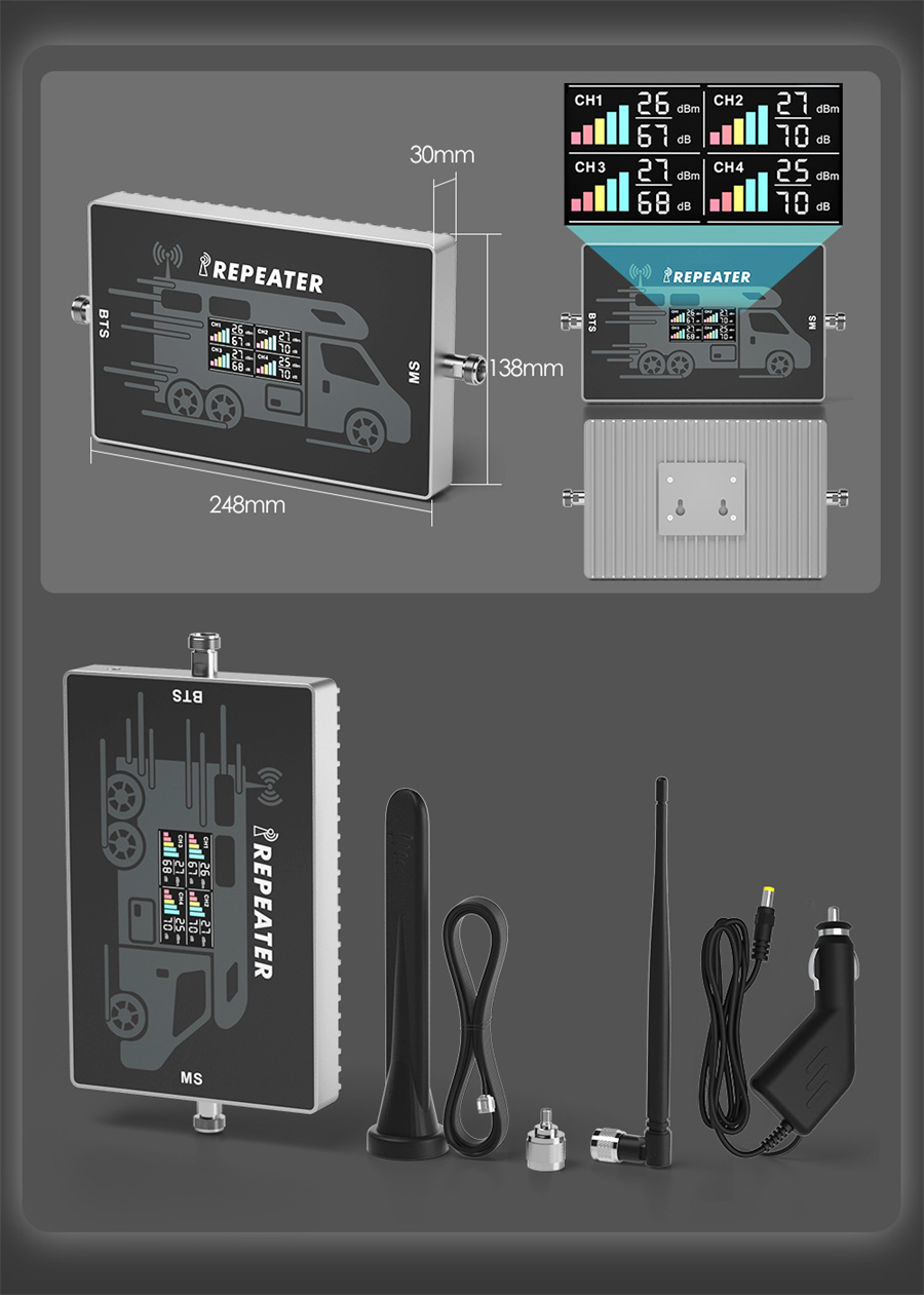 Amplificateur de signal de téléphone portable pour véhicule