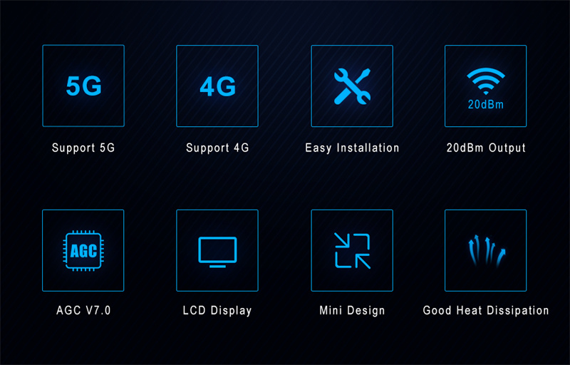 Les fonctions de l'amplificateur de signal mobile KW20-5G