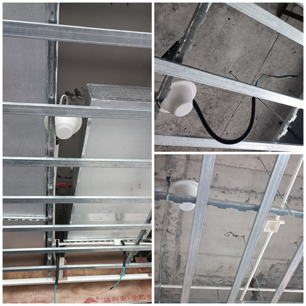 The installation of ceiling antenna